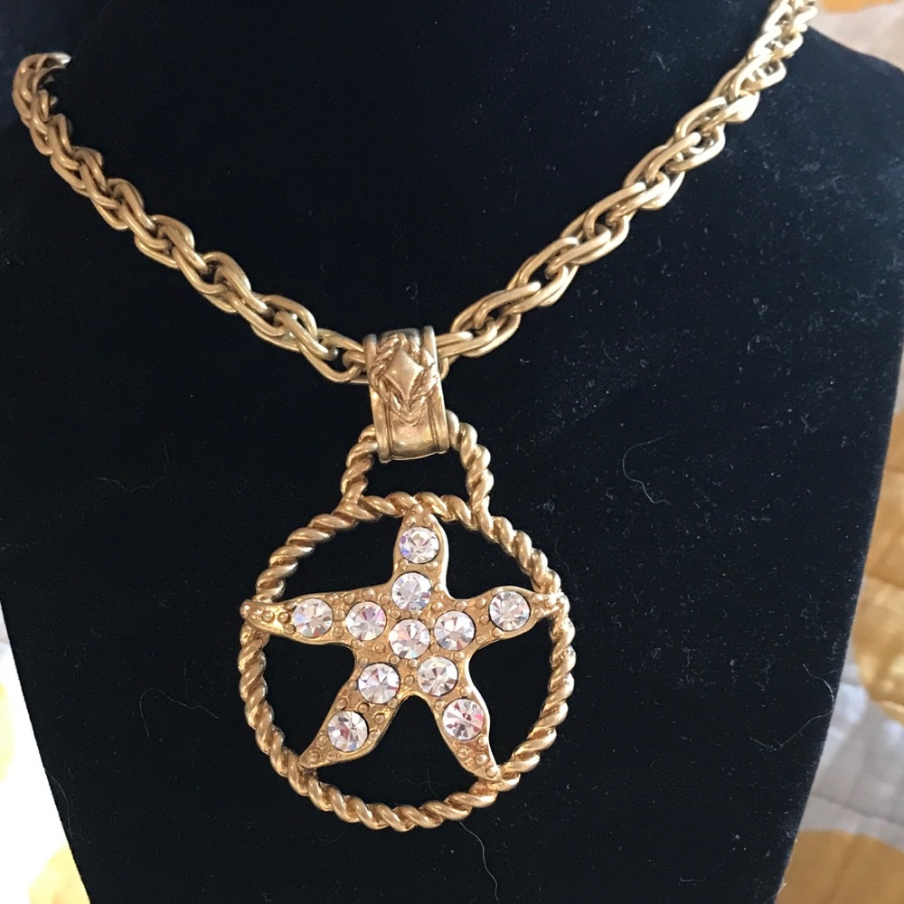 Cabi Starfish Medallion Necklace